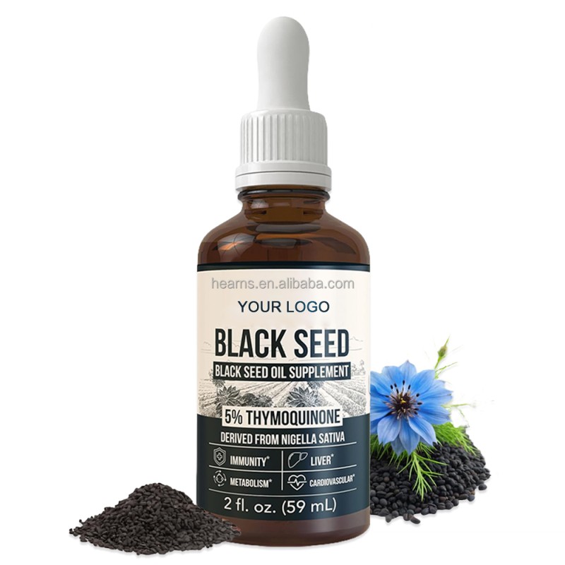 Black Seed Oil Drops Factory - OEM Cold Pressed Immunity Boost