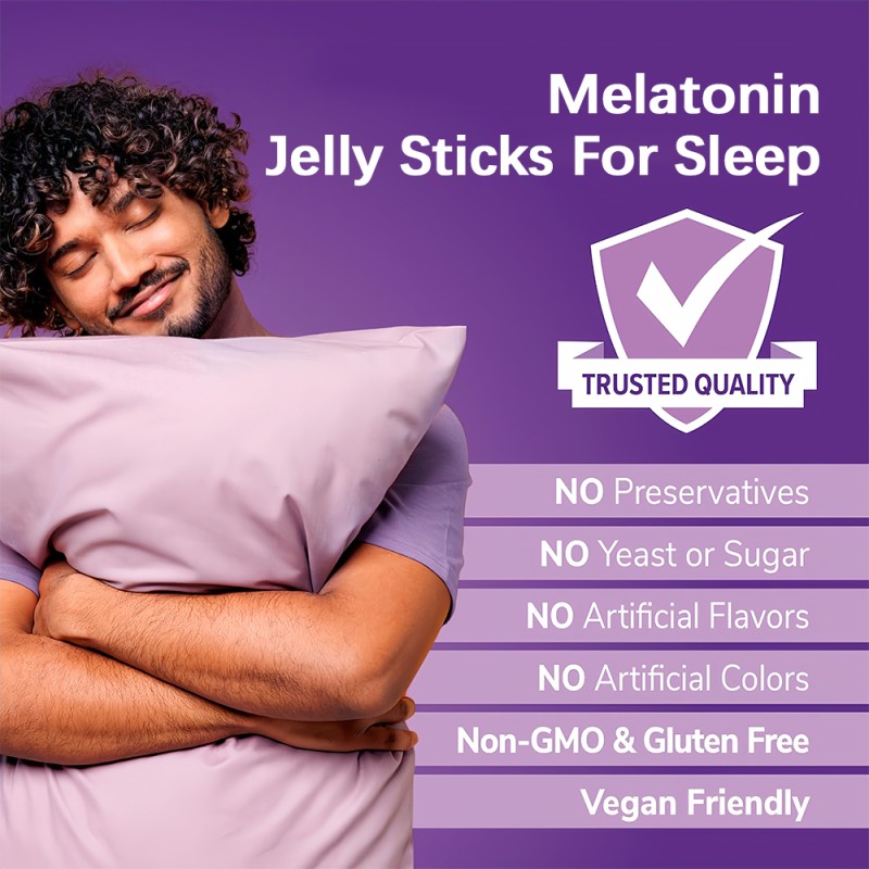 Sleep Jelly Stick Supplier - OEM GABA Melatonin Stress Relief