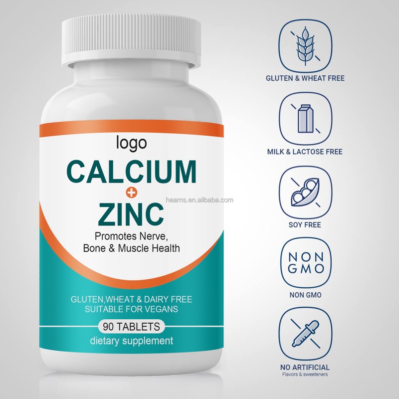 Calcium Zinc Tablets Supplier - OEM Magnesium Vitamin D3 Bone