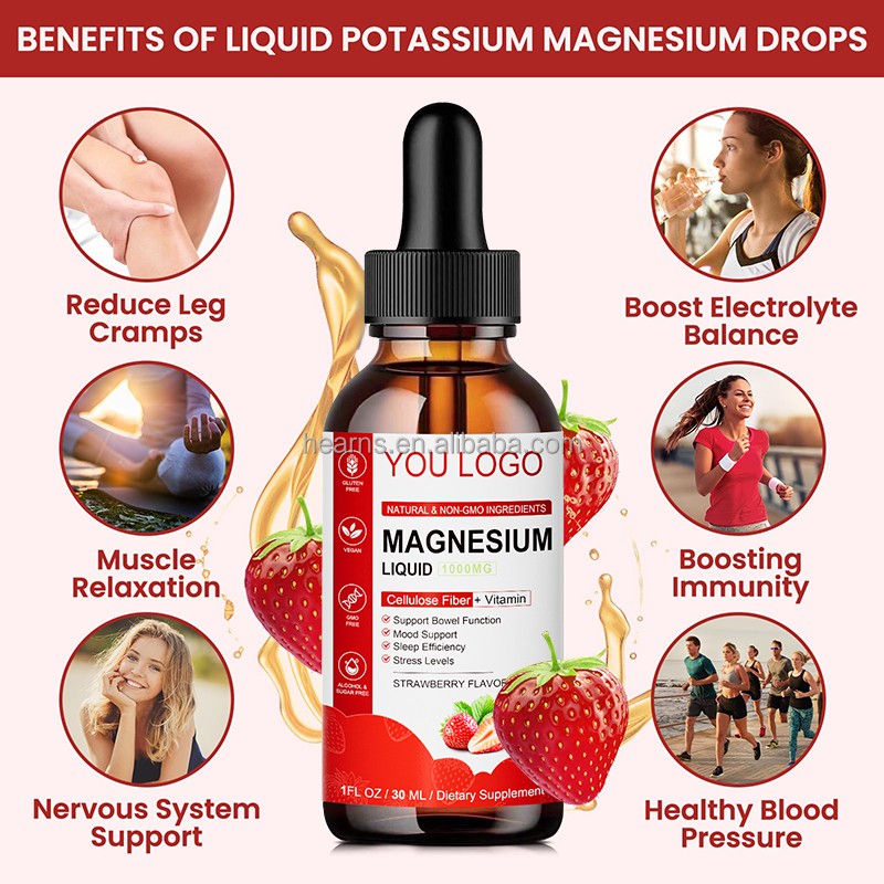 Magnesium Liquid Drops Manufacturer - OEM Glycinate Non-GMO Absorption