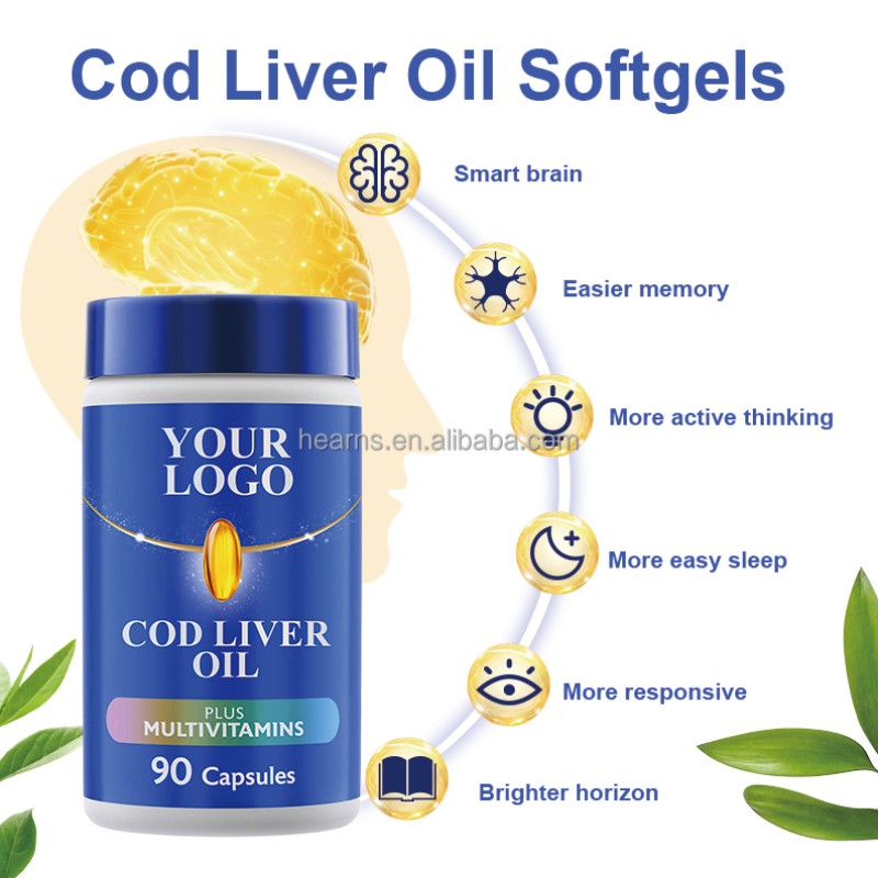 Cod Liver Oil Capsules Factory - OEM Vegan Fish Oil Heart Health