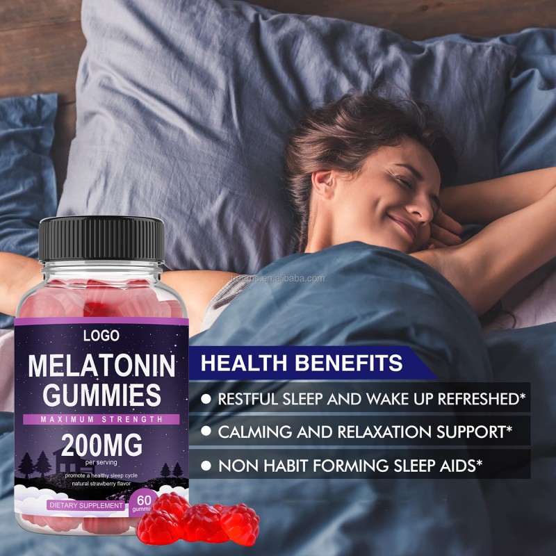Sleep Gummies Manufacturer - OEM GABA Melatonin Halal Adult