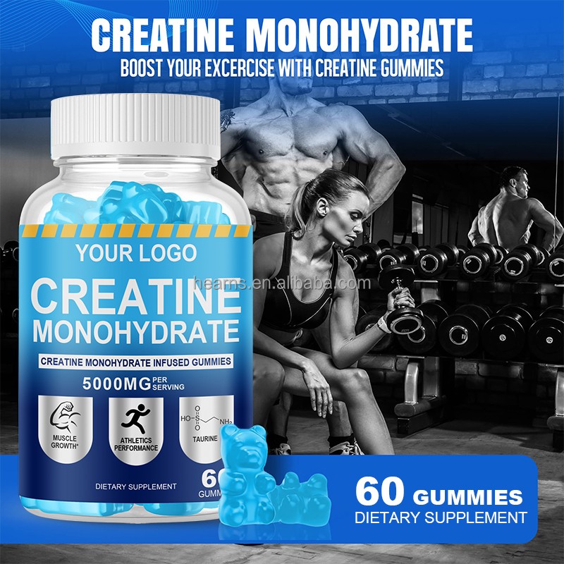 Creatine Gummies Factory - OEM 5000mg Sports Nutrition Energy