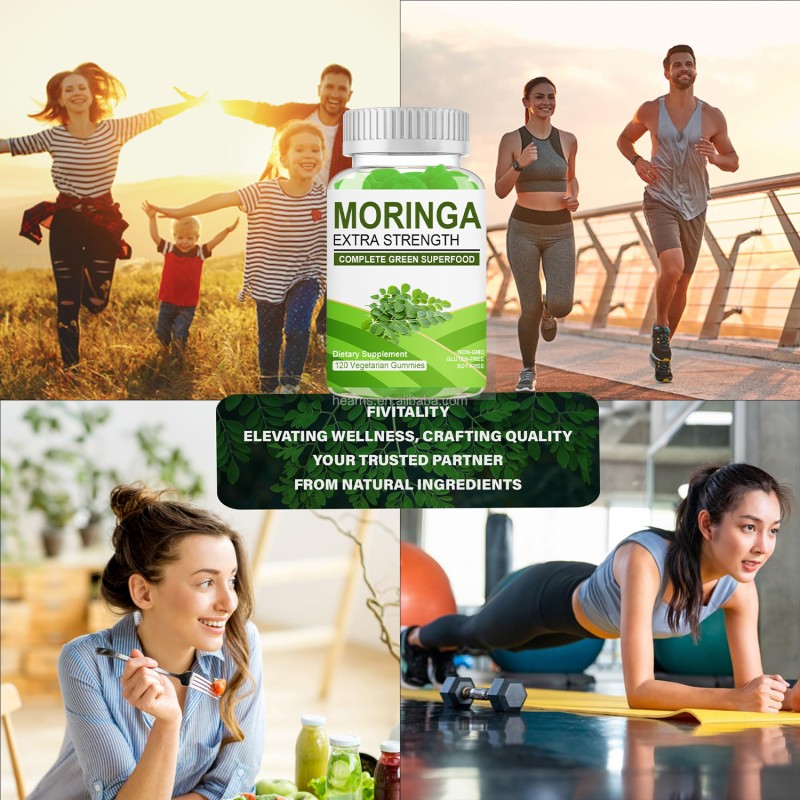 Moringa Gummies Factory - OEM Leaf Extract Herbal Supplement