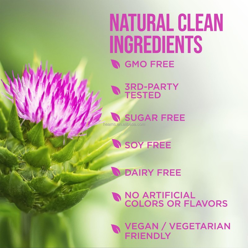 Milk Thistle Capsules Supplier - OEM Herbal Cholesterol Liver Detox