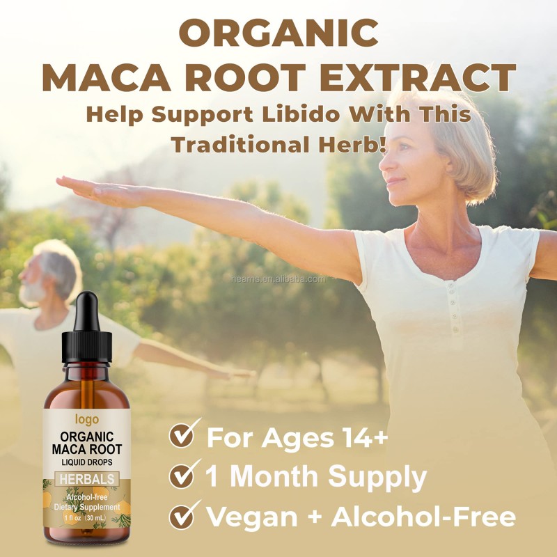 Maca Root Drops Manufacturer - OEM Herbal Mood Support Supplement
