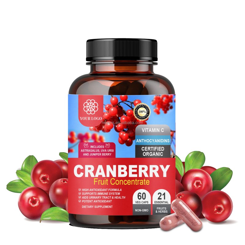 Kidney Cleanse Capsules Supplier - OEM Cranberry Urinary Tract Detox