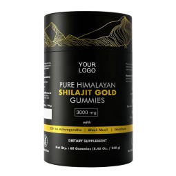 Shilajit Gummies Supplier - OEM Organic Gold Fudge Adult