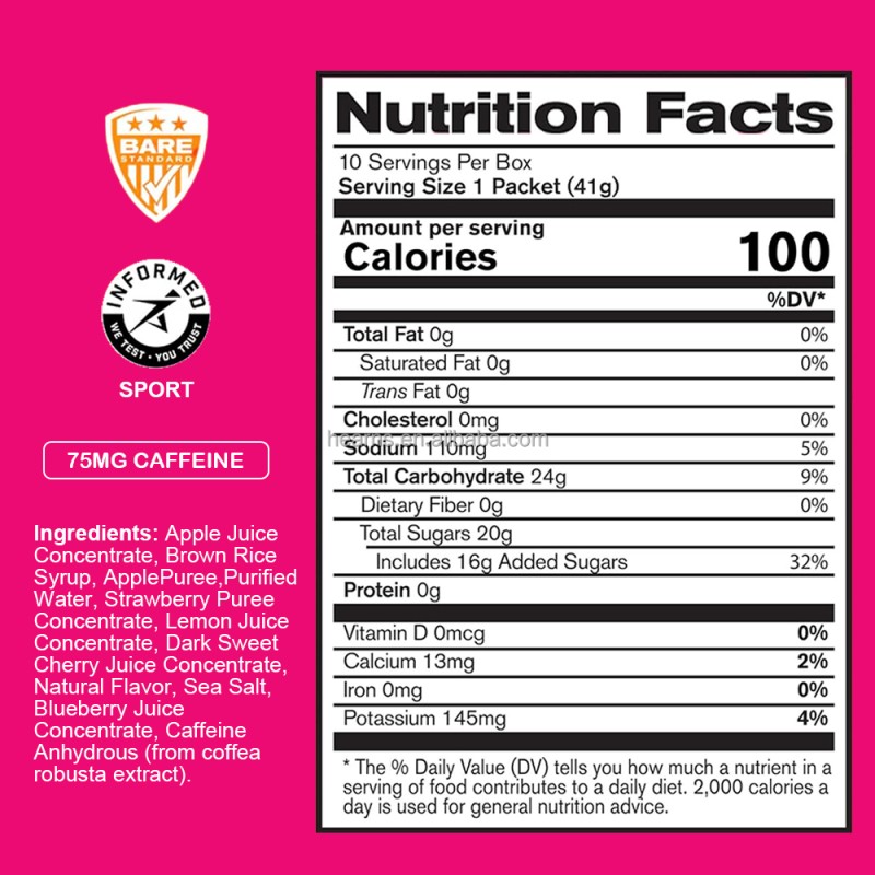 Hydration Gel Factory - OEM Keto Isotonic Electrolyte Sport