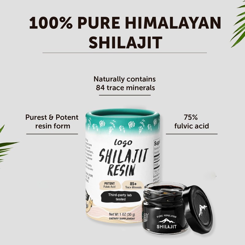 Shilajit Resin Paste Factory - OEM 100% Pure Fulvic Acid