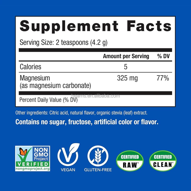 Magnesium Powder Factory - OEM Sleep Supplement Stress Relief