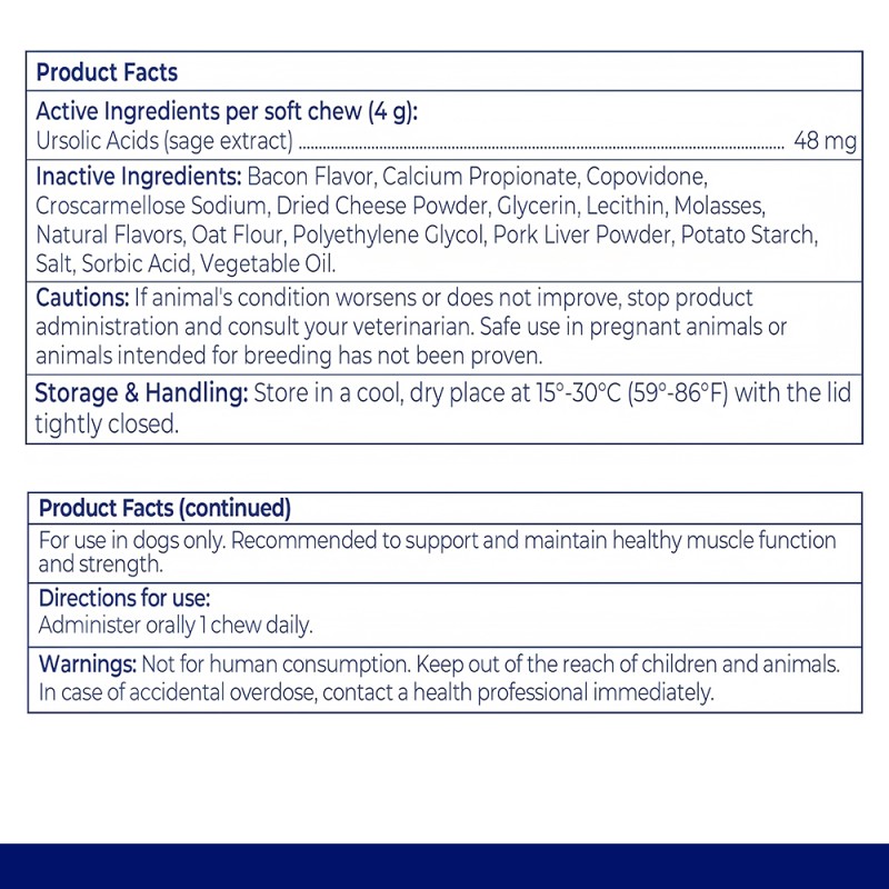 Muscle Building Chews Supplier - OEM Dog Supplement Gain Health Care