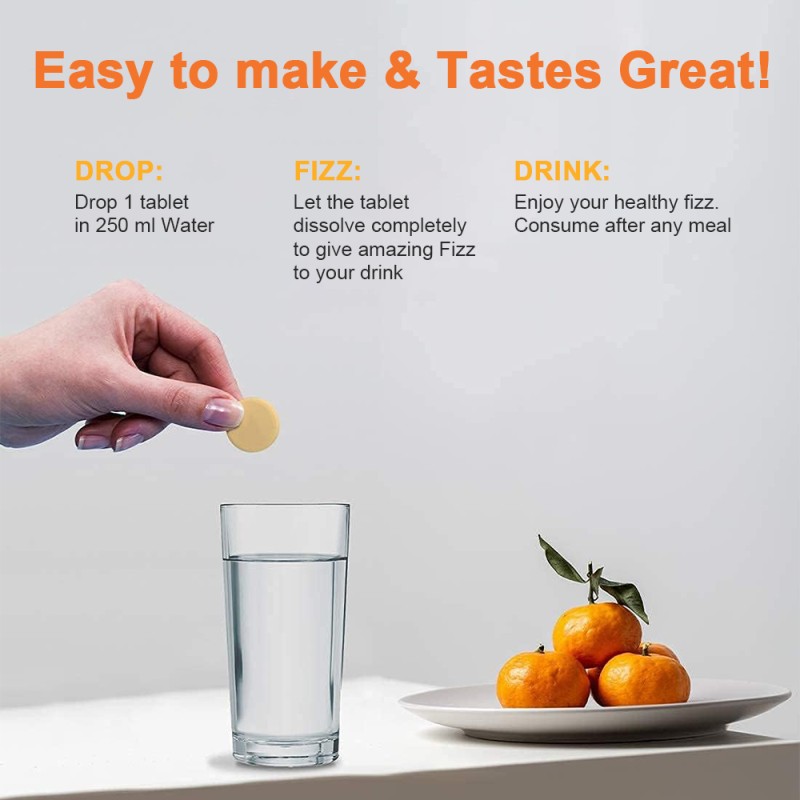 Vitamin C Tablets Manufacturer - OEM 1000mg Effervescent Multivitamin