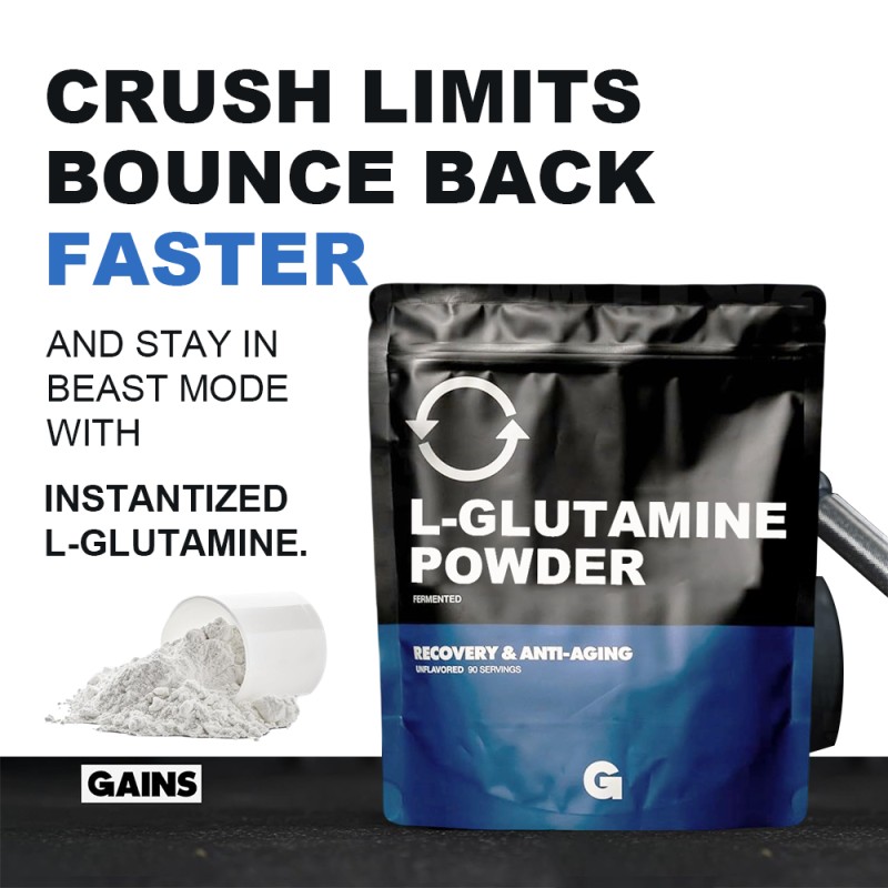 L-Glutamine Powder Supplier - OEM Muscle Recovery Anti Aging