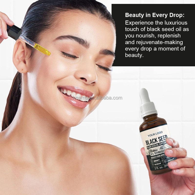 Black Seed Oil Drops Factory - OEM Cold Pressed Immunity Boost