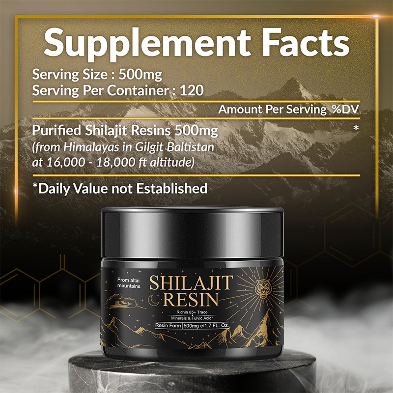 Shilajit Resin Paste Factory - OEM Black Fulvic Acid Mineral