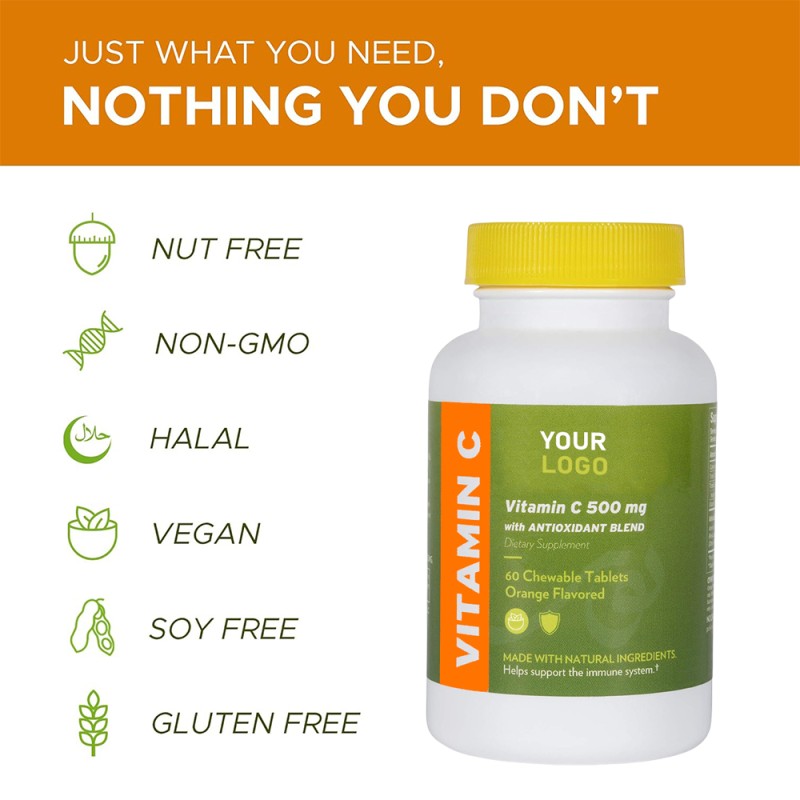 Vitamin C Tablets Factory - OEM 1000mg Immune Support Teenagers