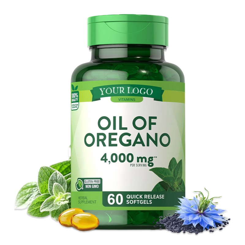 Oregano Oil Softgels Manufacturer - OEM Herbal Fiber Black Seed