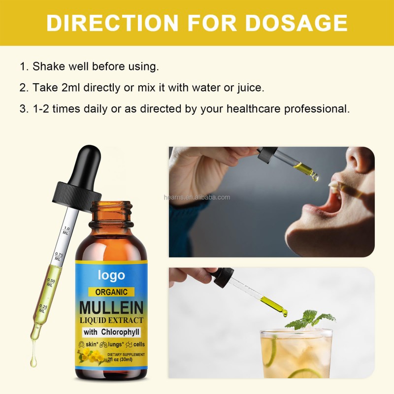 Mullein Leaf Drops Supplier - OEM Lung Detox Cleanse Herbal