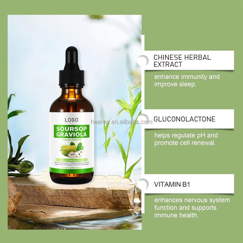 Soursop Extract Drops Manufacturer - OEM Guanabana Leave Herbal Beauty