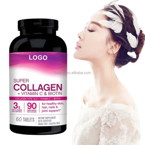 Skin Whitening Tablets Factory - OEM Collagen Vitamin C Biotin Adult