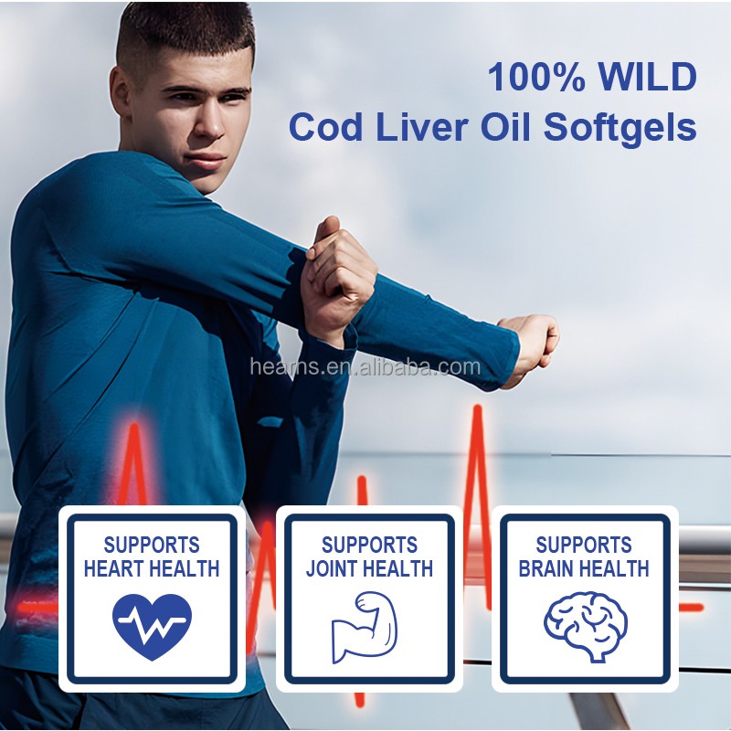 Cod Liver Oil Capsules Factory - OEM Vegan Fish Oil Heart Health