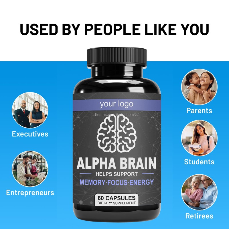Nootropic Capsules Manufacturer - OEM L-Theanine Bacopa Focus Memory