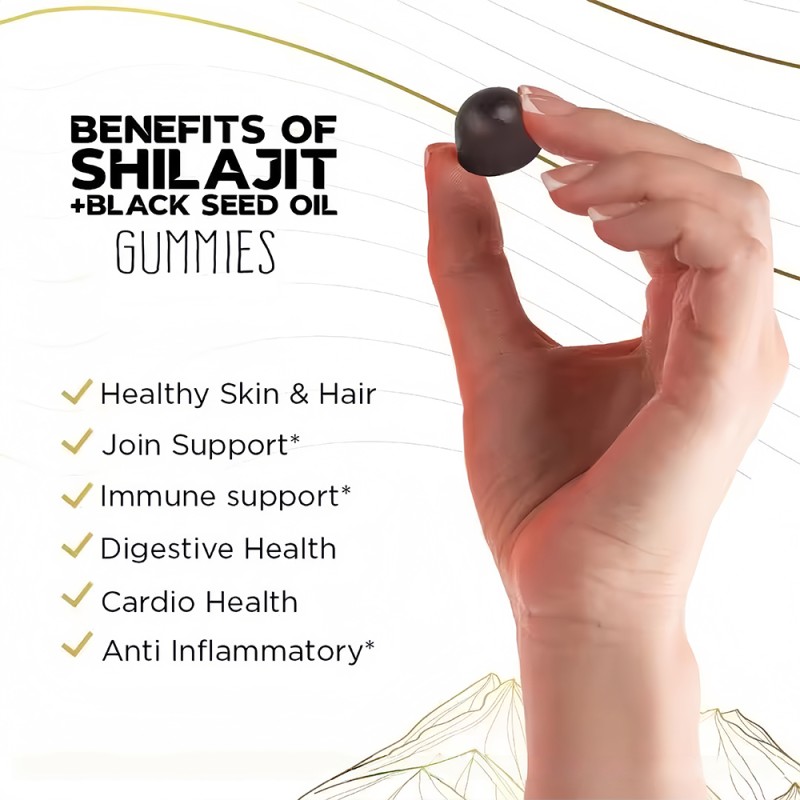 Shilajit Gummies Manufacturer - OEM Black Seed Oil Minerals