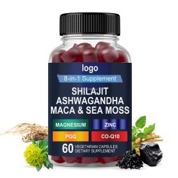 Shilajit Gummies Manufacturer - OEM 8 in 1 Sea Moss Vitamins