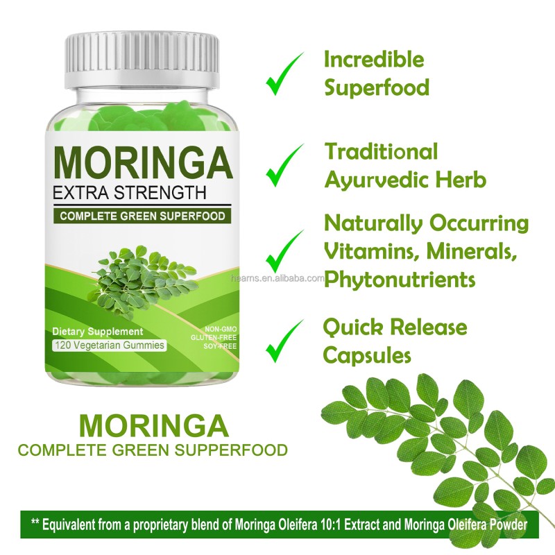 Moringa Gummies Factory - OEM Leaf Extract Herbal Supplement