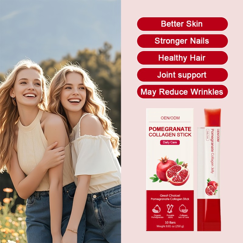 Skin Whitening Liquid Supplier - OEM Pomegranate Collagen Beauty Drink