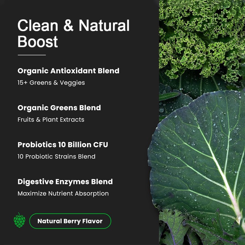 Vegetable Powder Factory - OEM Mixed Superfood Supplement Green