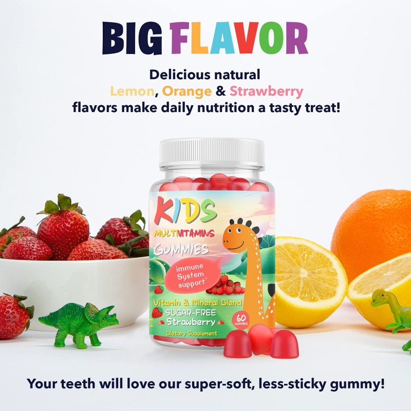 Multivitamin Gummies Supplier - OEM Kids Biotin Probiotics Immunity