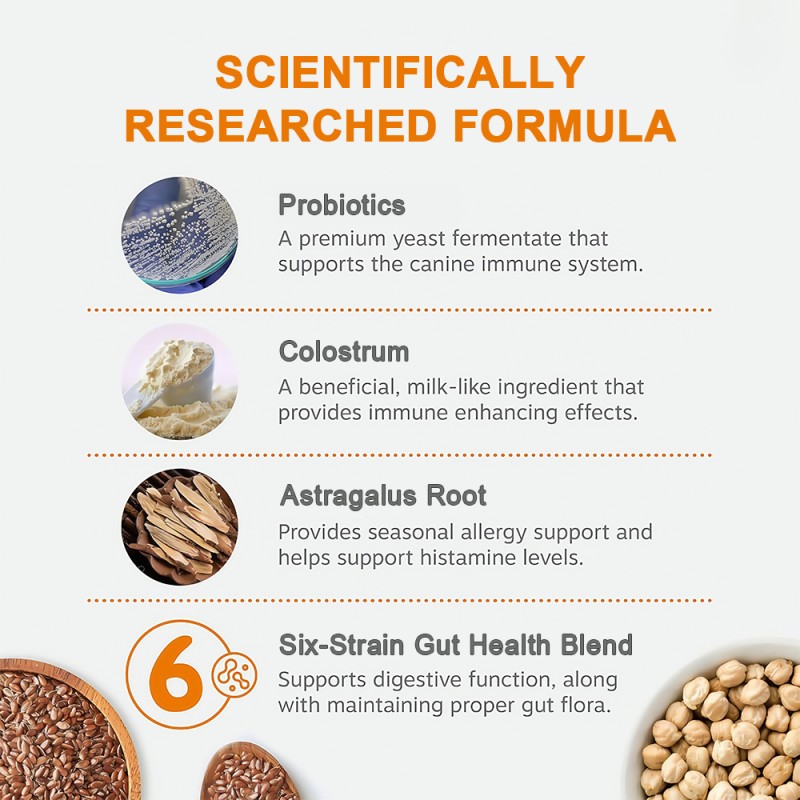 Gut Health Chews Supplier - OEM Probiotics Anti Allergy Pet Digestive