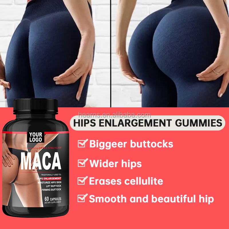 Herbal Capsules Manufacturer - OEM Black Maca Women Butt Hips
