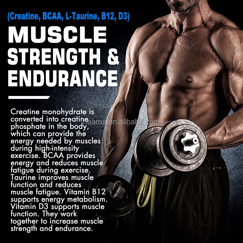 Pre Workout Gummies Supplier - OEM Creatine Monohydrate Muscle Growth