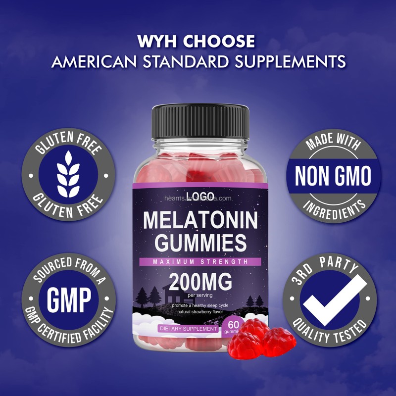 Sleep Gummies Manufacturer - OEM GABA Melatonin Halal Adult