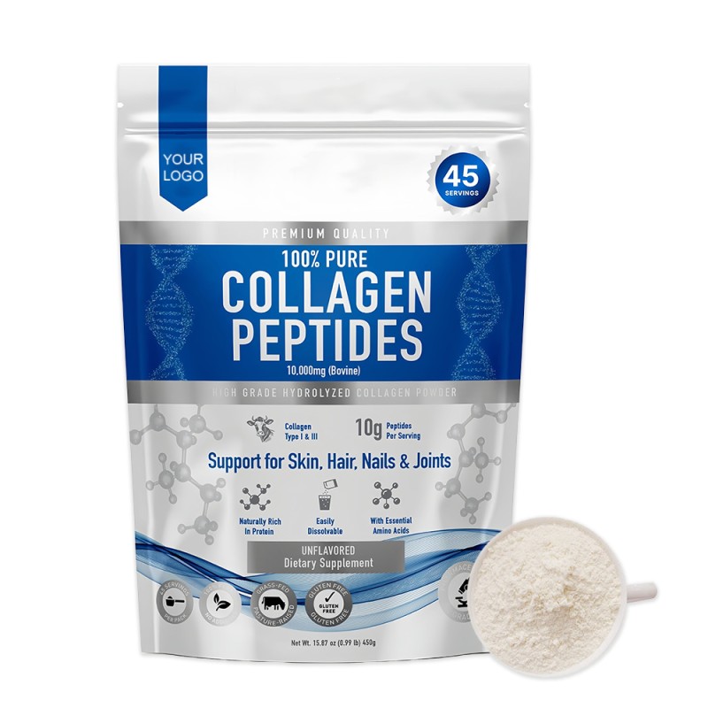 Multi Collagen Powder Manufacturer - OEM Peptides Skin Whitening Vitamins