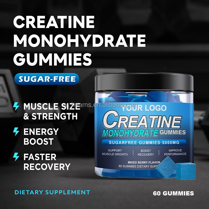 Pre Workout Gummies Supplier - OEM Creatine Monohydrate Muscle Growth