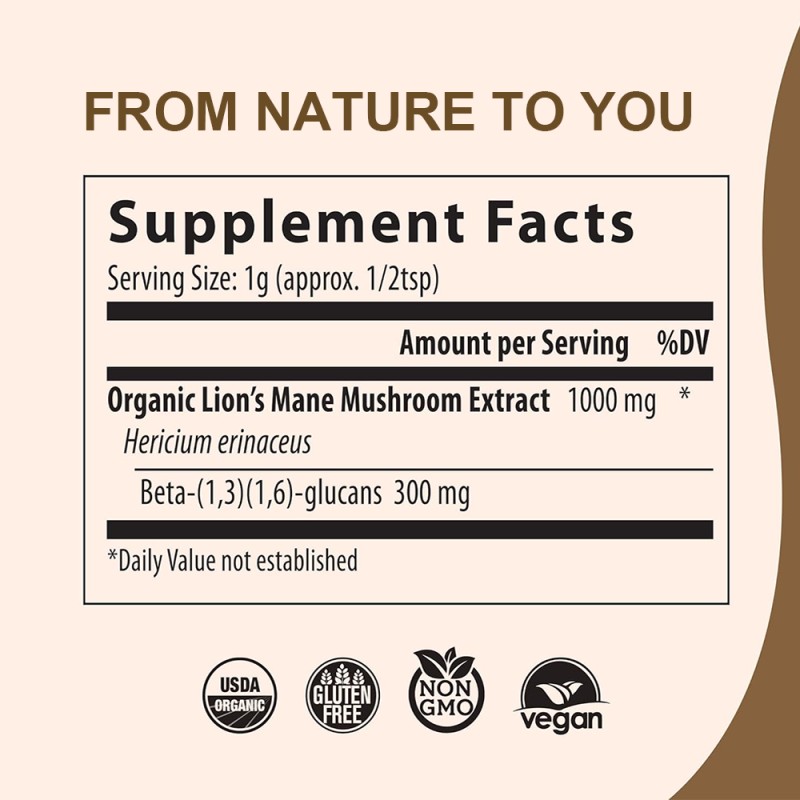 Lion's Mane Powder Manufacturer - OEM Mushroom Extract Brain Power