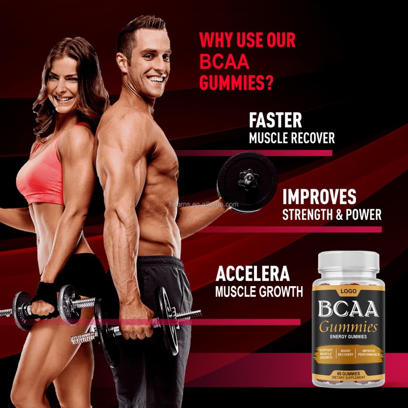 BCAA Gummies Supplier - OEM 2:1:1 Amino Acids Muscle Building