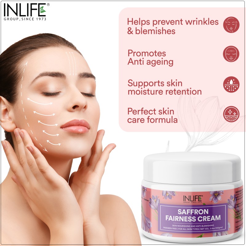 Saffron Whitening Cream - Aloe Vera Paraben Free Factory