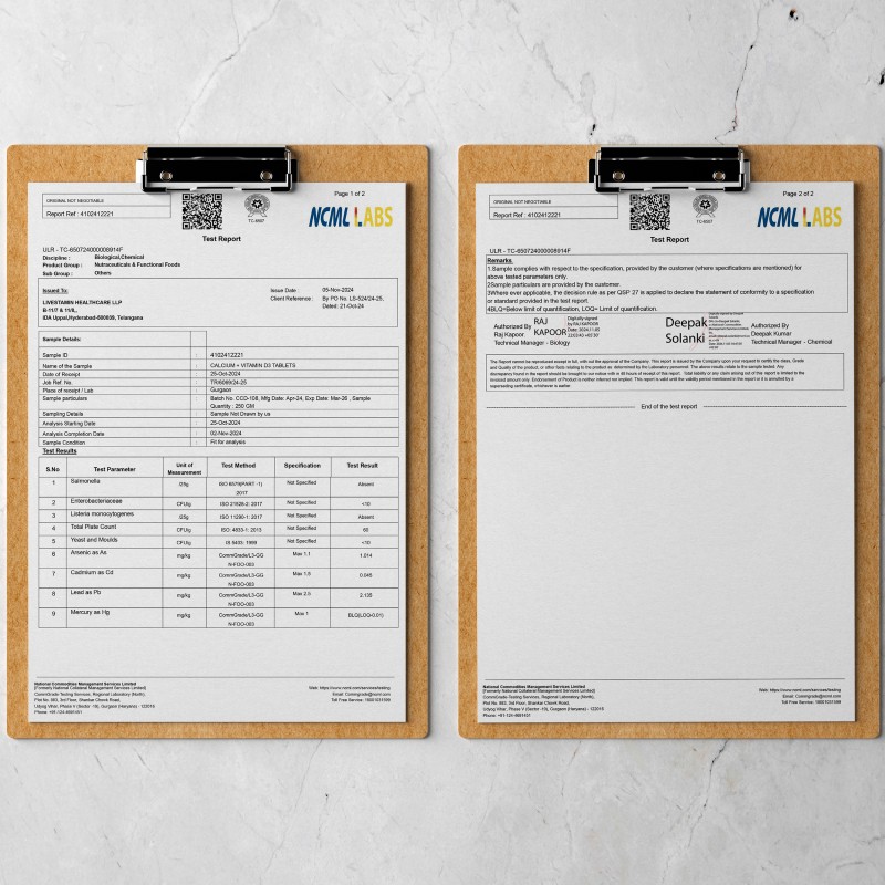Calcium Vitamin D3 Supplement - 500mg 400 IU Tablets Manufacturer