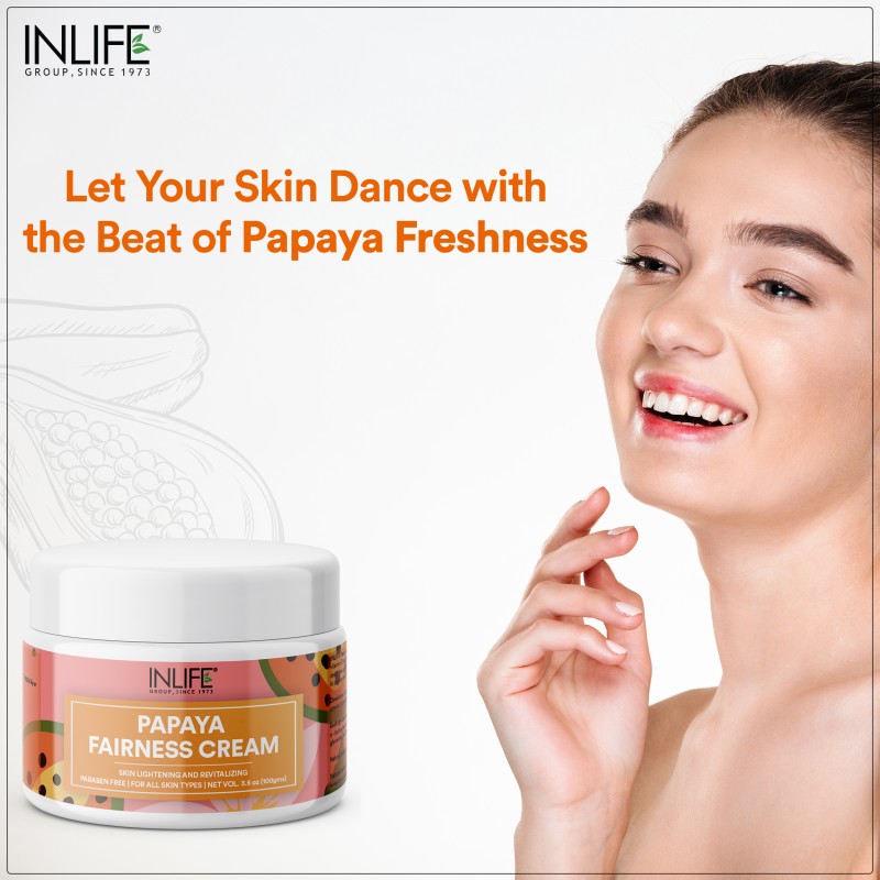 Papaya Face Cream - Aloe Vera Based for All Skin Shades