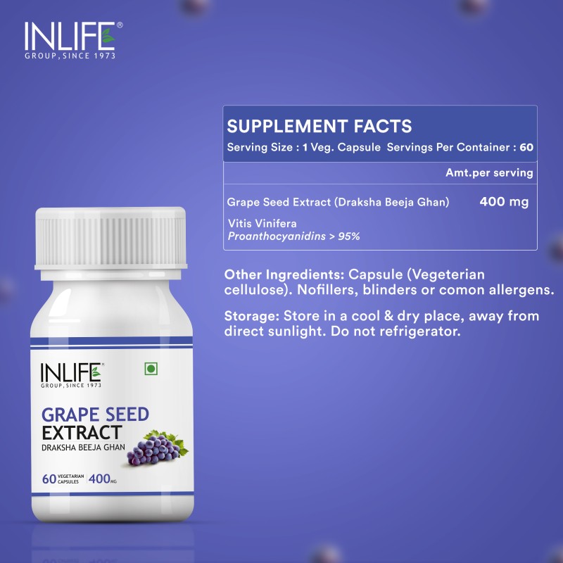 Grape Seed Extract Capsules - High Antioxidant Supplement