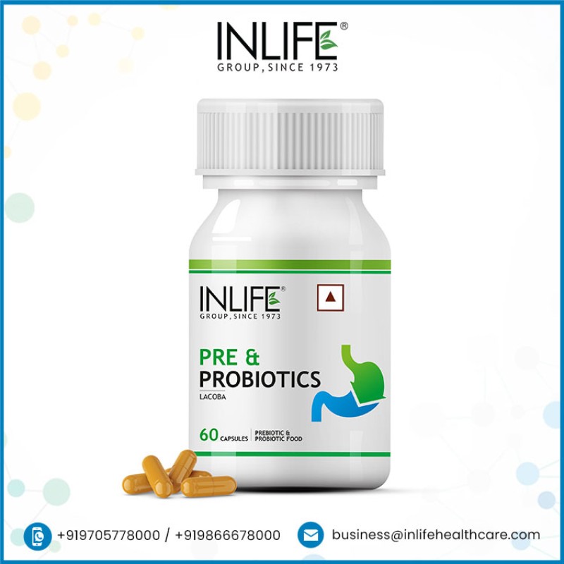 Prebiotic Probiotic Supplement - Men Women Healthcare Capsules