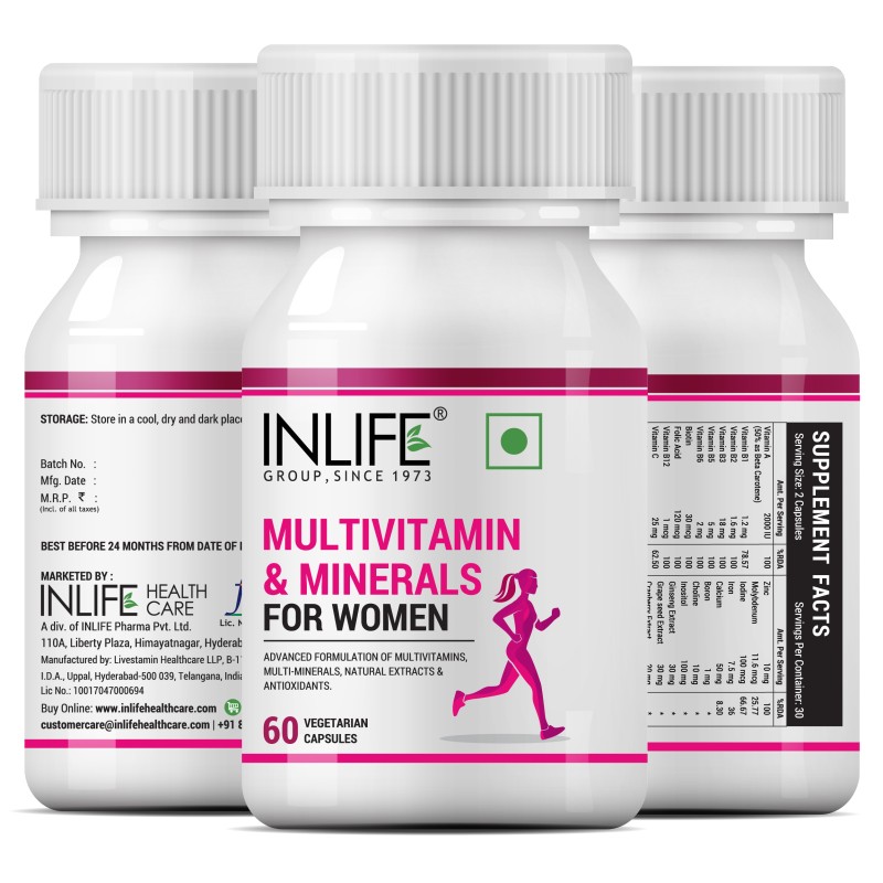 Multivitamin Supplement for Women - Antioxidants Formula Tablets