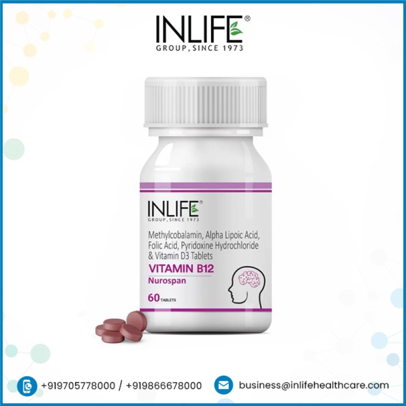Vitamin B12 Supplement - with ALA Folic Acid Formula