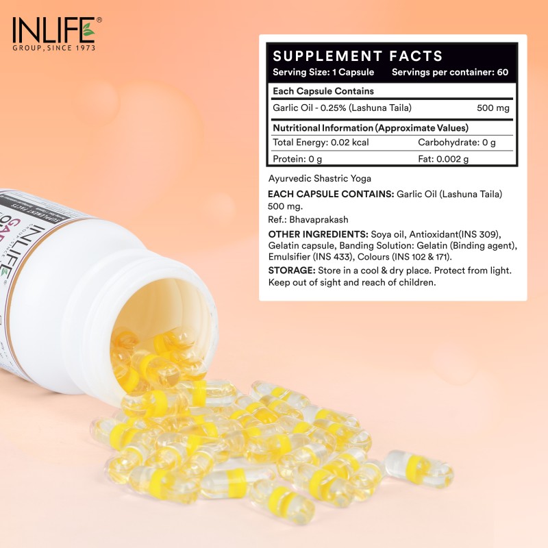 Garlic Oil Supplement - Skin Pigmentation Care Capsules