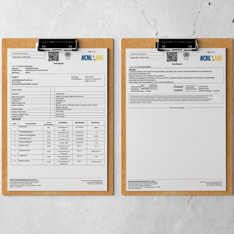 Prebiotic Probiotic Supplement - Men Women Healthcare Capsules